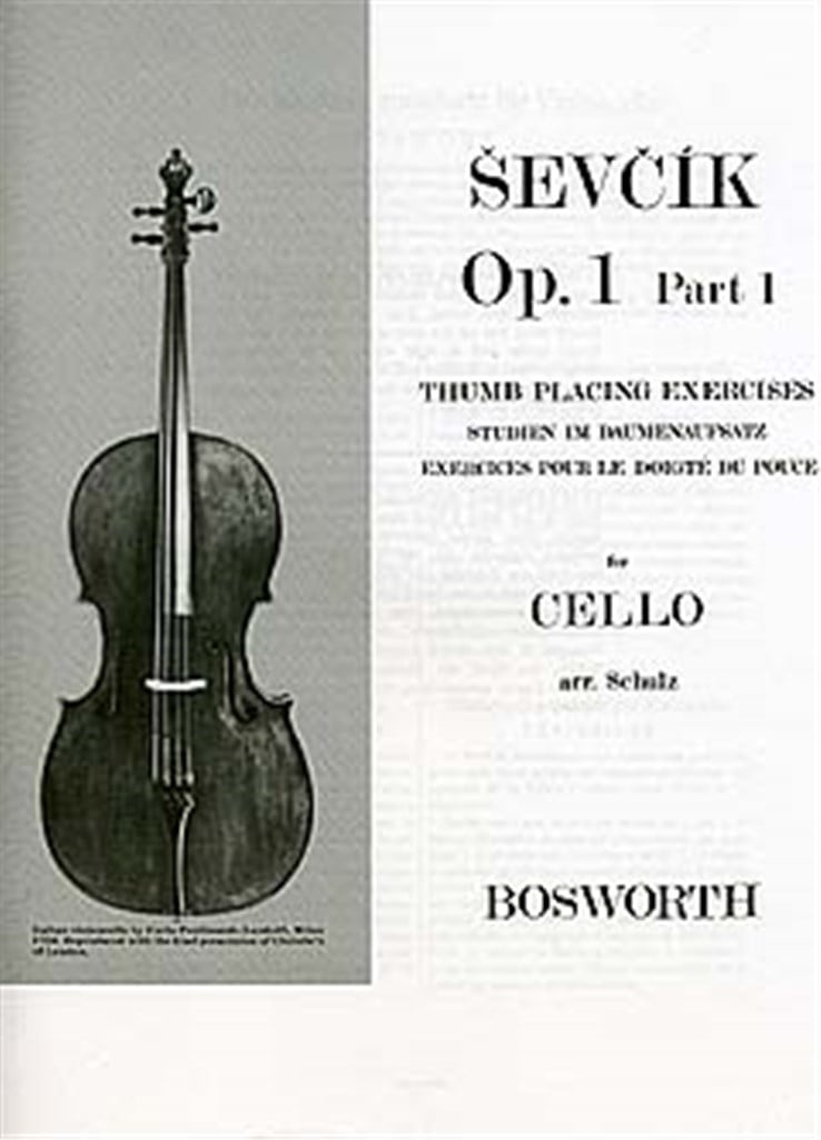 Cello Studies Op.1 Part 1: Thumb Placing Exercises