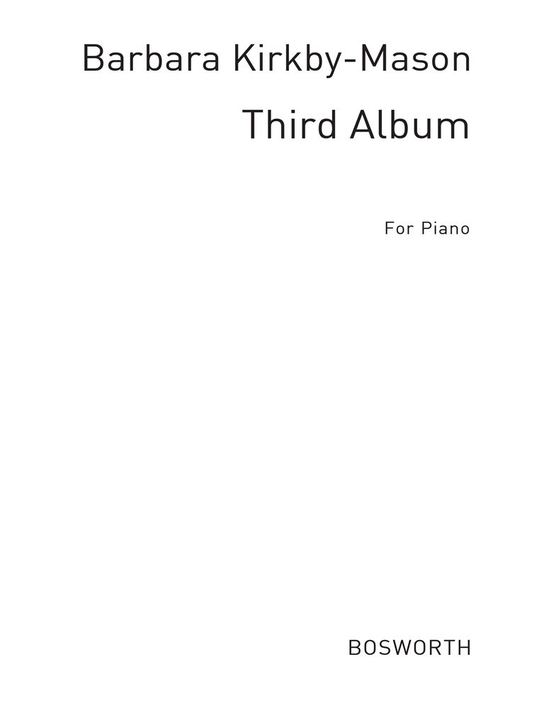 Barbara Kirkby-Moon: Third Album For Piano