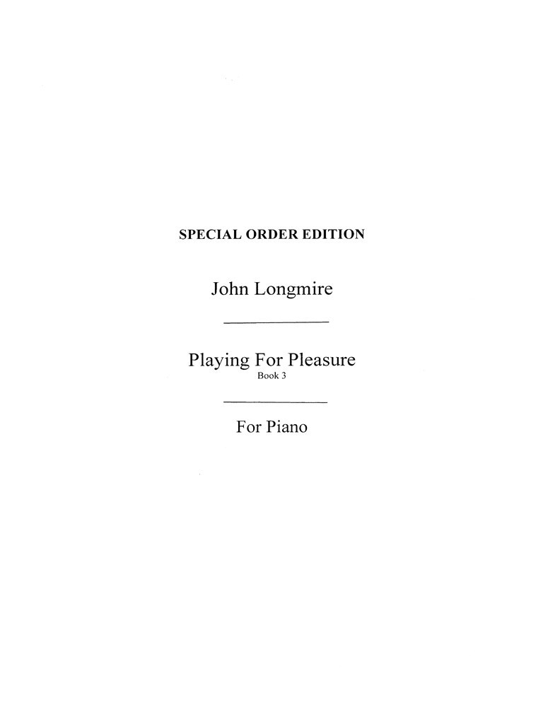 Playing For Pleasure 3 Grade 1
