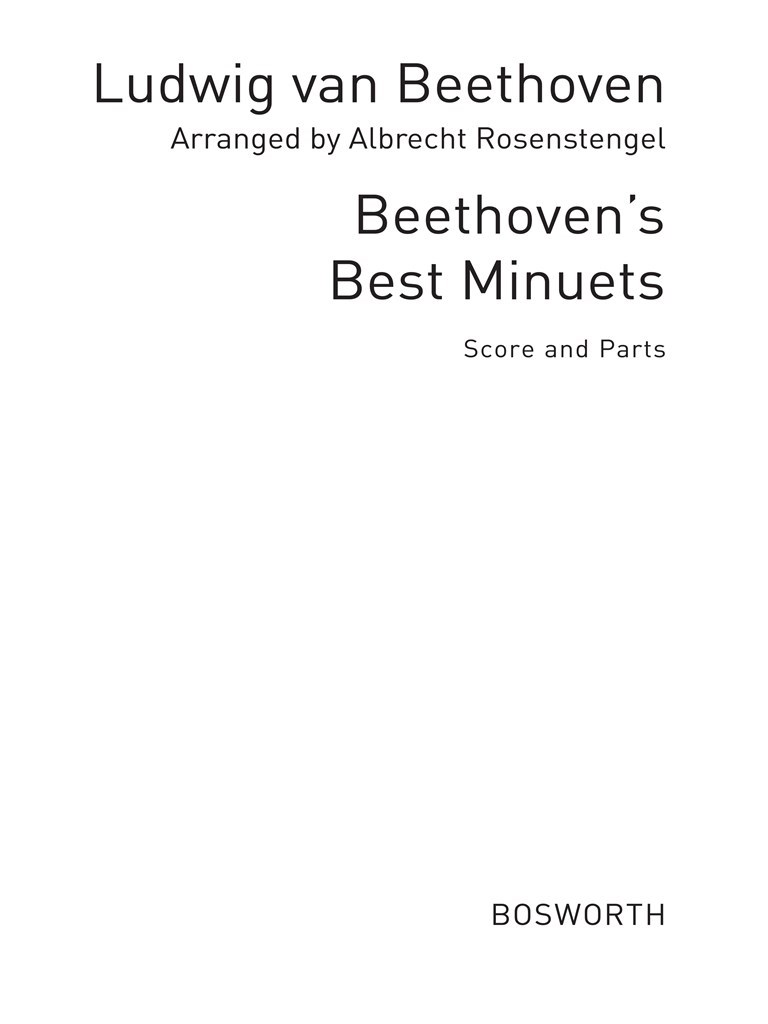 Best Minuets Rosenstengel Rec Ens