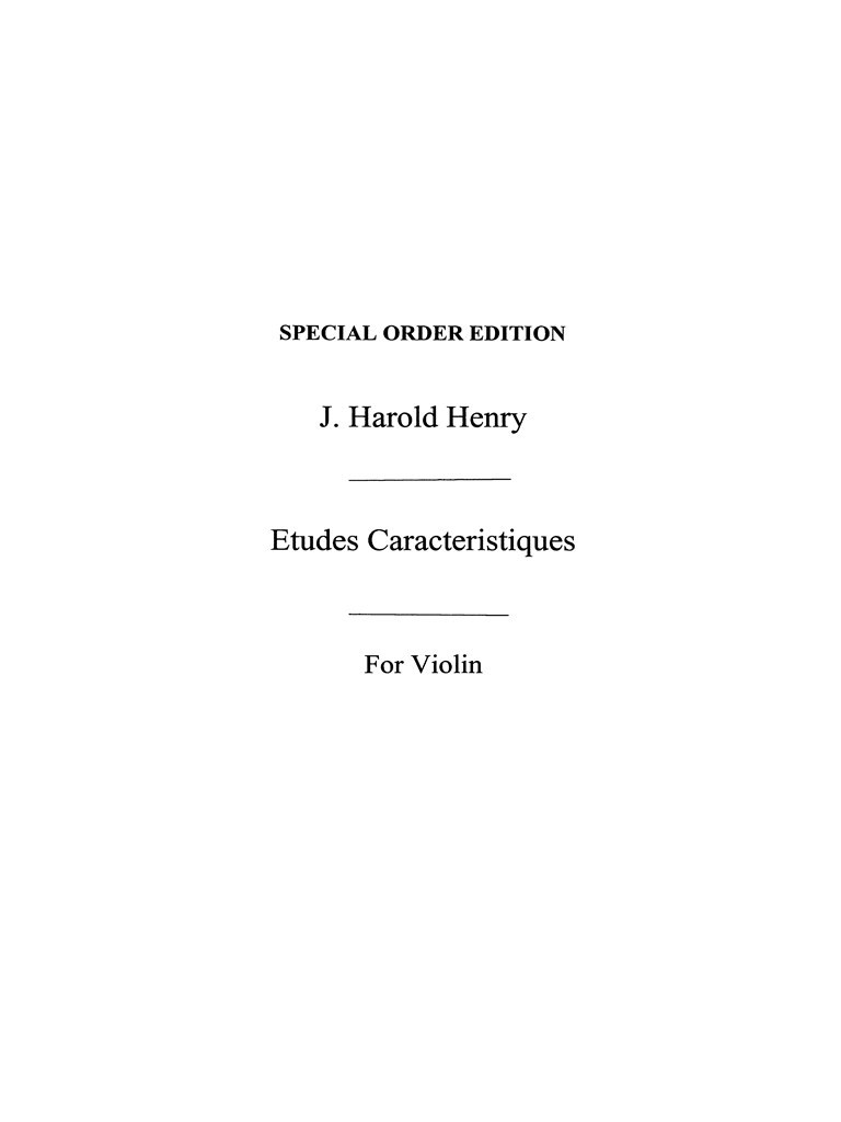 Etudes Caracteristuques 4