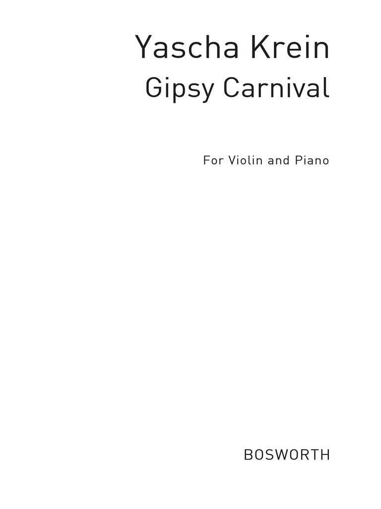 Yasha Krein: Gypsy Carvival
