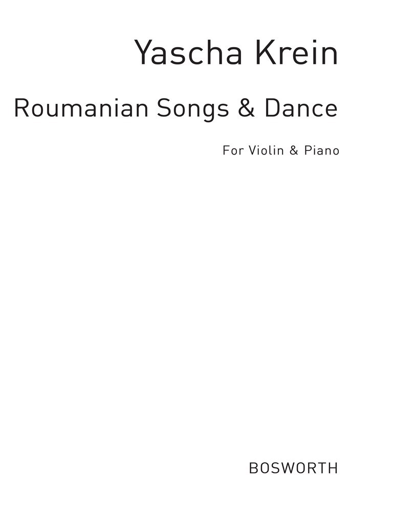 Roumanian Songs And Dances
