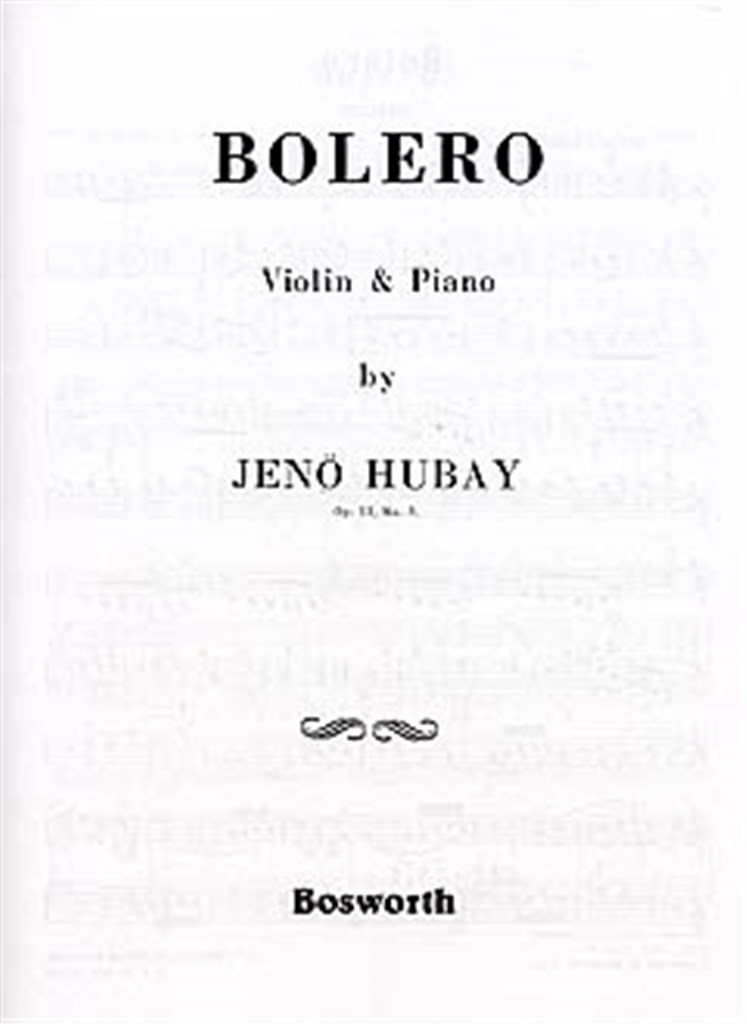 Jeno Hubay: Bolero Op.51 No.3