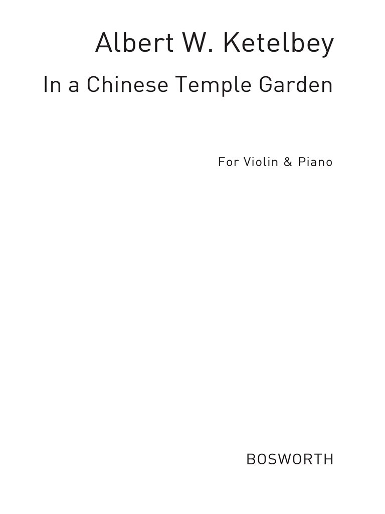 In A Chinese Temple Garden