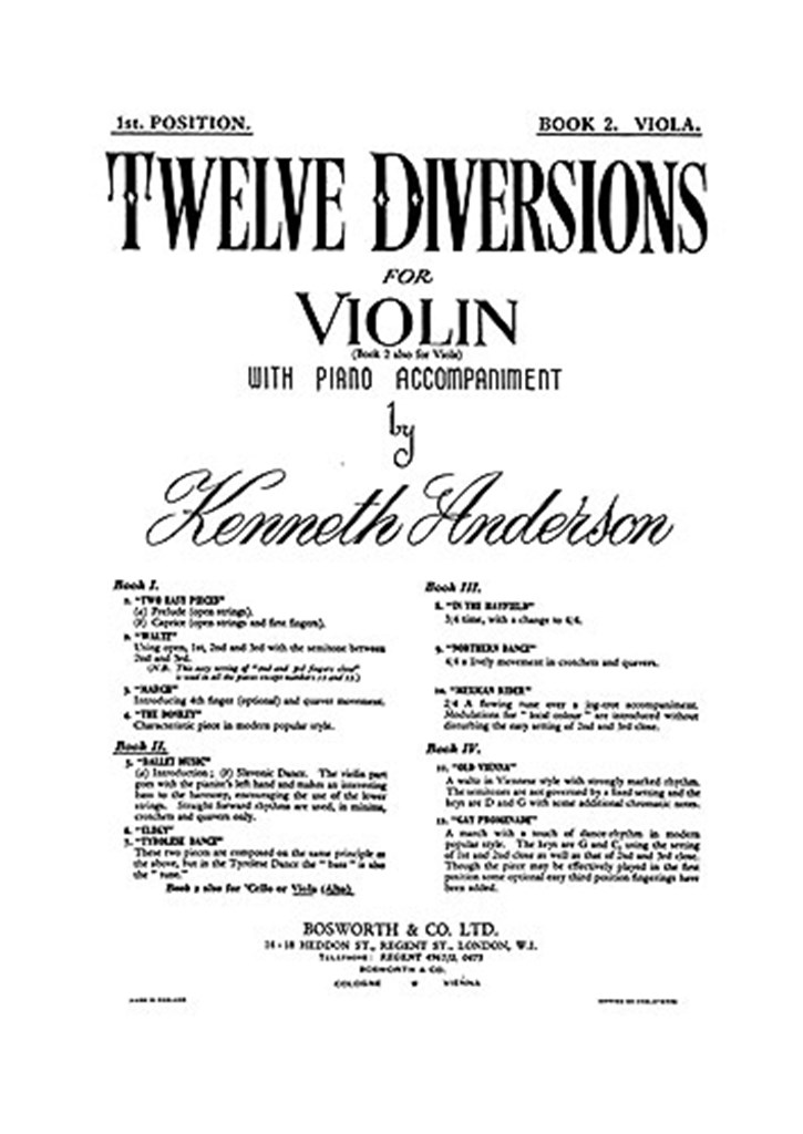 Twelve Diversions Bk2