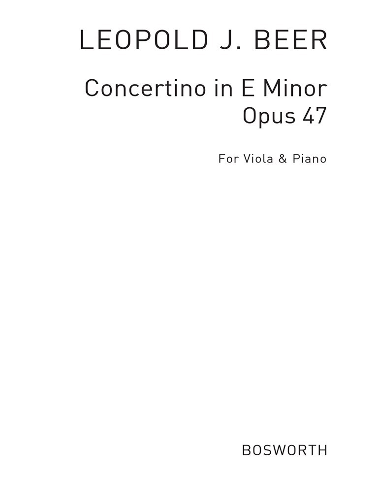 Concertino In E Minor Op.47