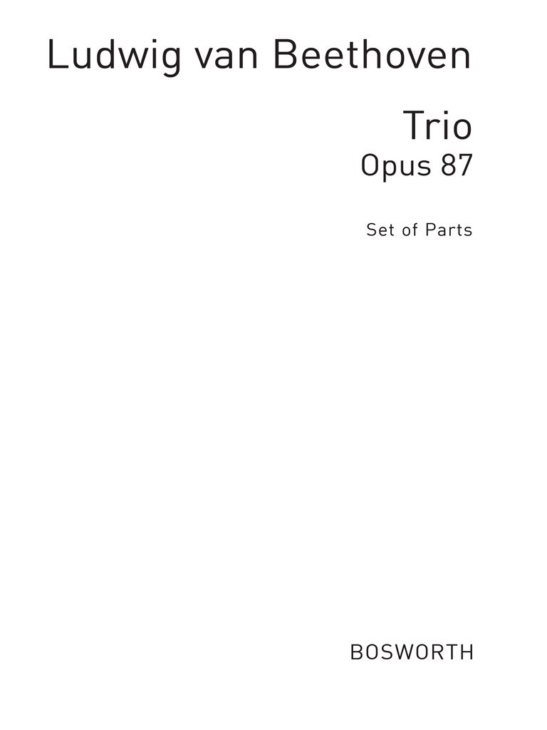 Trio Op.87 (Three Violas Arr. Lionel Tertis)
