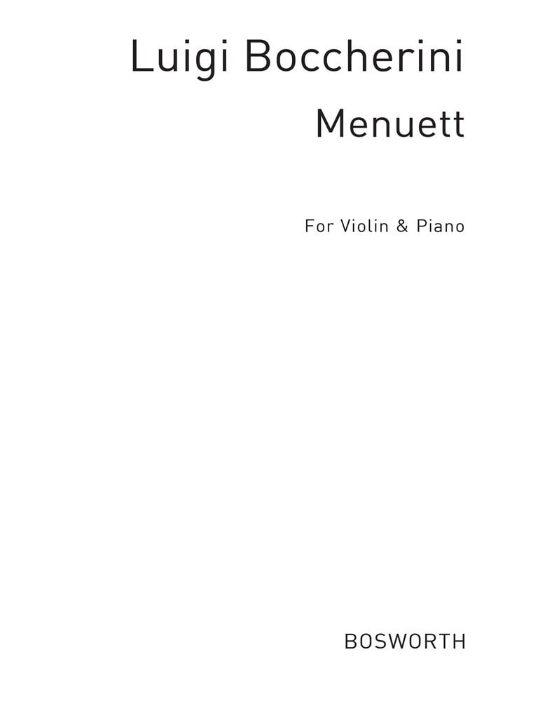 Luigi Boccherini: Minuet