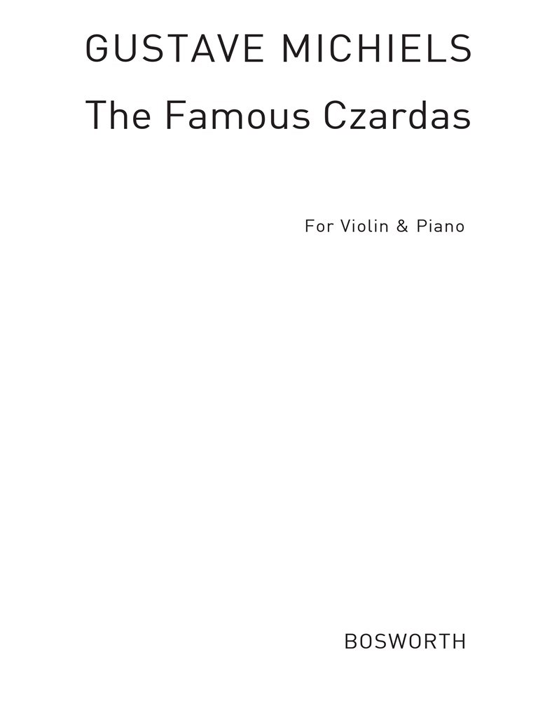 Michelis, G Piroschka-czardas No.1