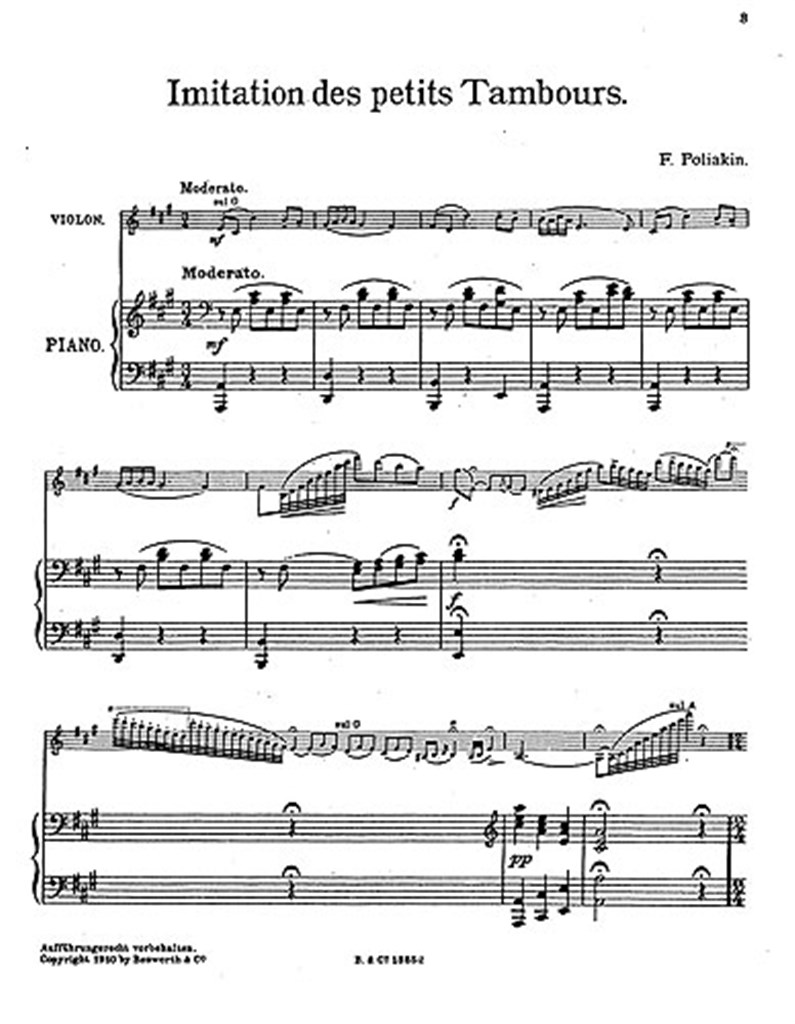 Poliakin, J Imitation Des Petits Tamboura