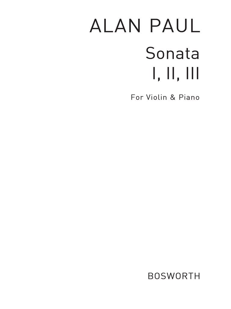 Alan Paul: Sonata For Viola And Piano