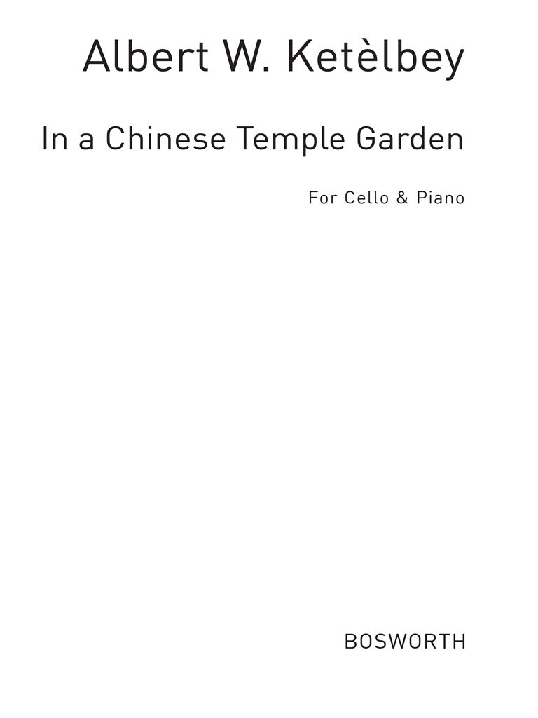 In A Chinese Temple Garden
