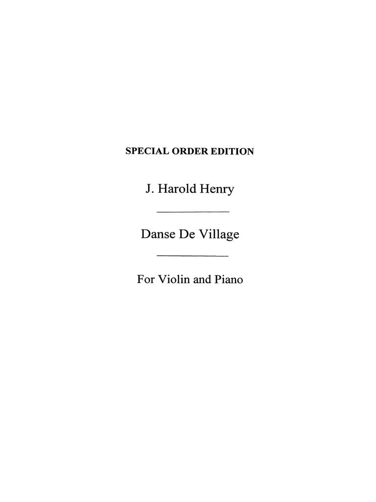 Danse De Village