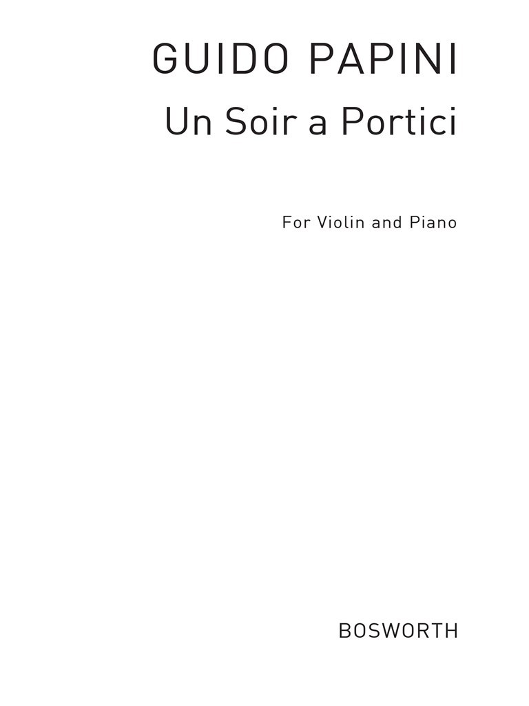 Guido Papini: Un Soir A Portici