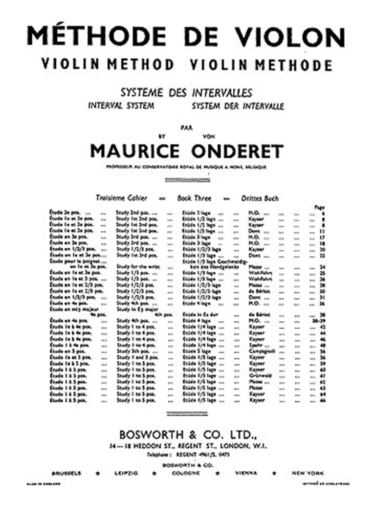 Violin Method Book 3