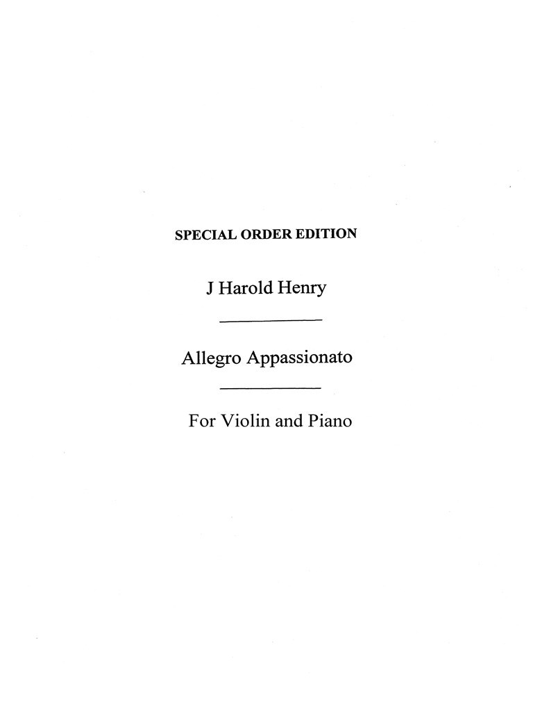 Allegro Appassionato