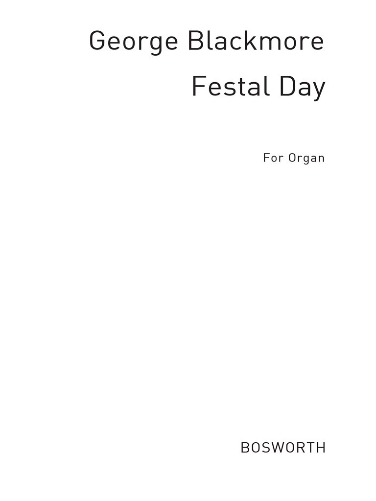 George Blackmore: Festal Day
