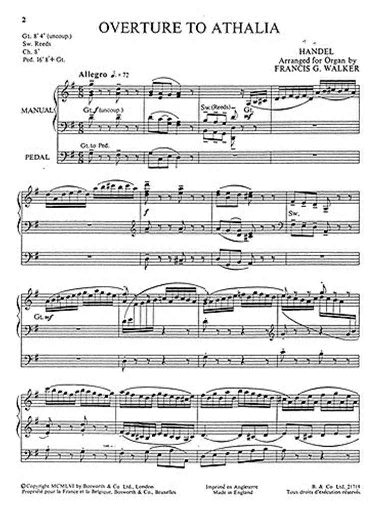 Overture To Athalia