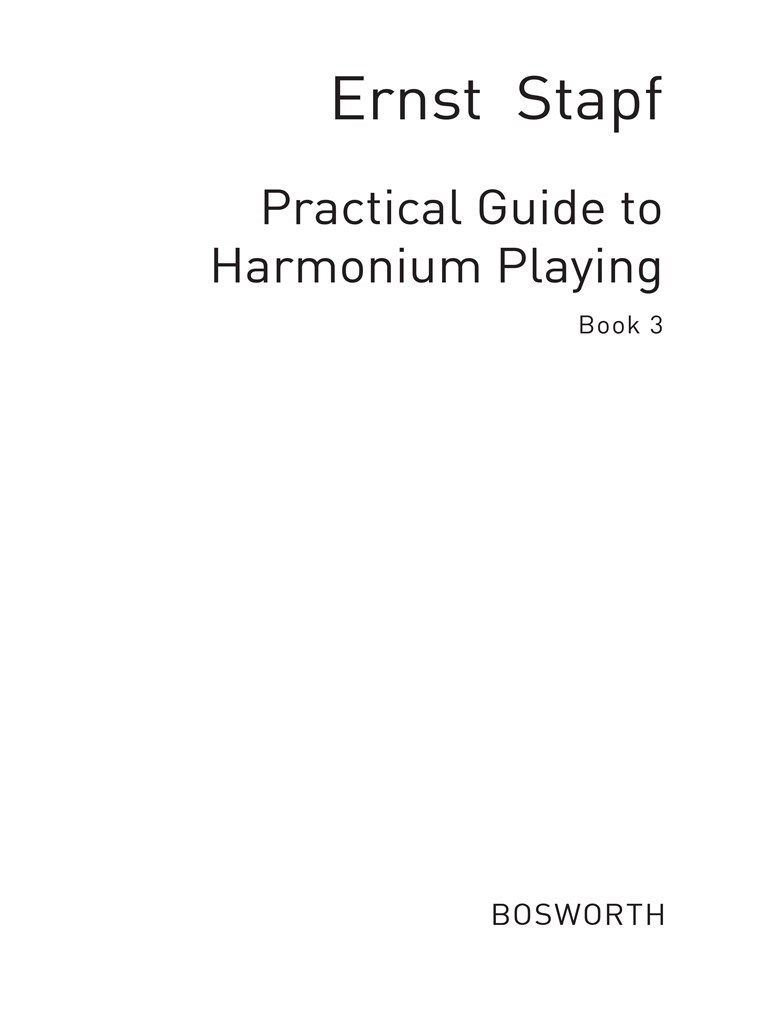 Harmonium School Book 3