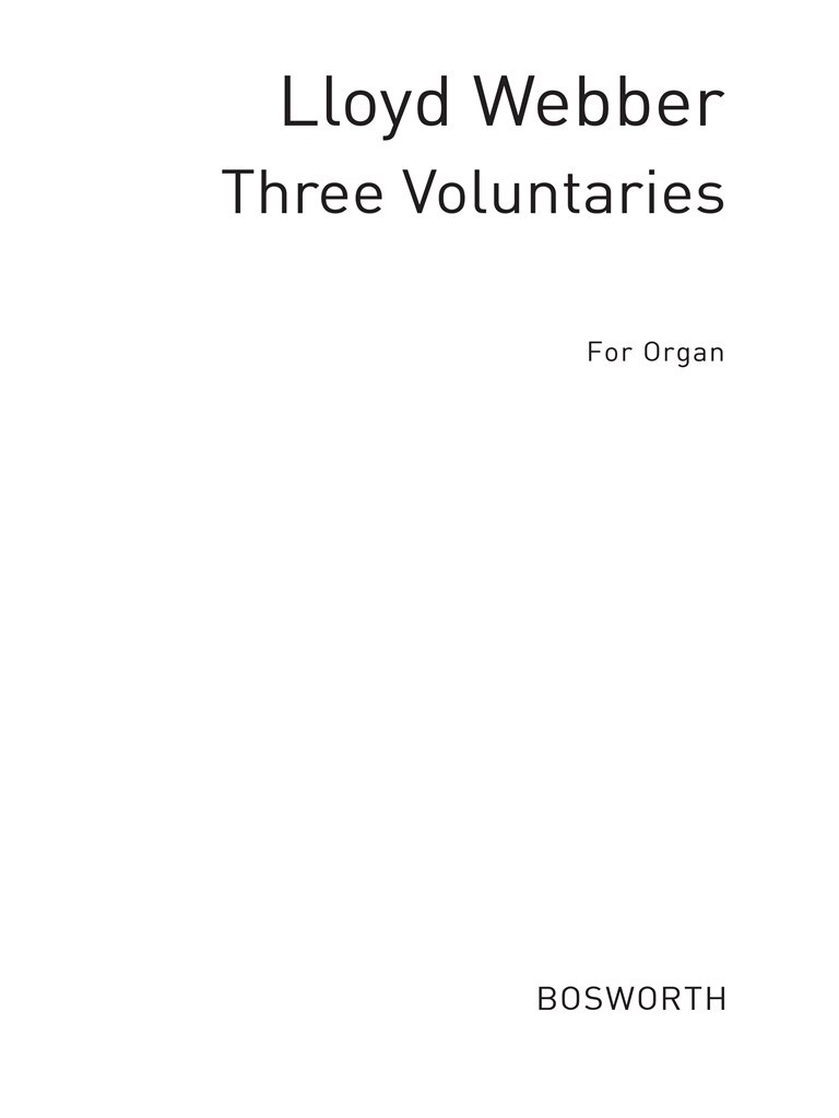 Voluntaries(3) (W.S.)