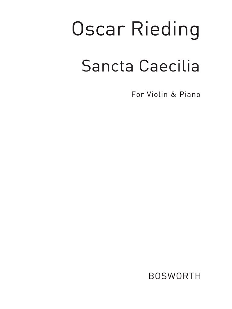 Sancta Caecilia Op.29