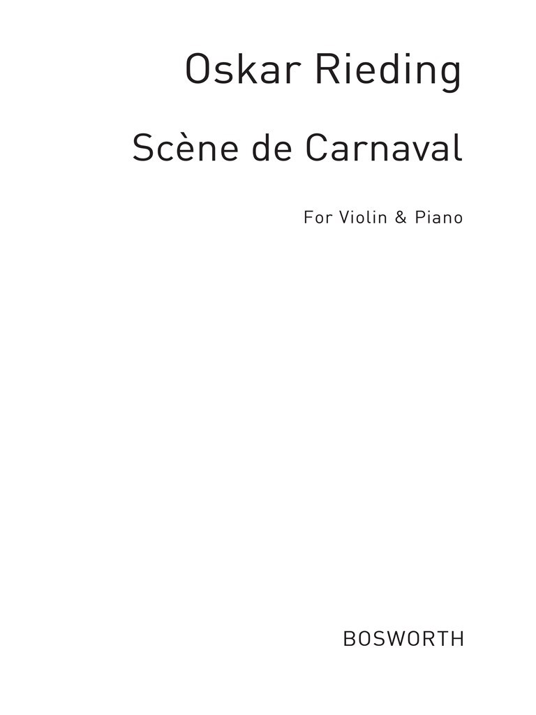 Scene De Carneval Op.33