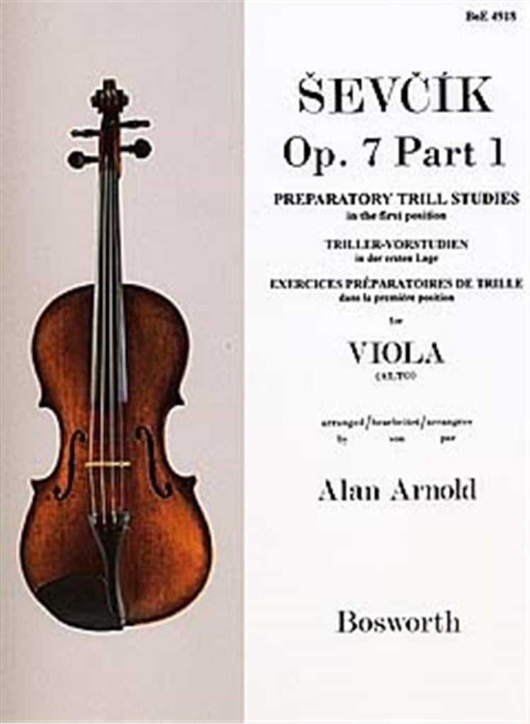 Viola Studies Op.7 Part1: Preparatory Trill Studie
