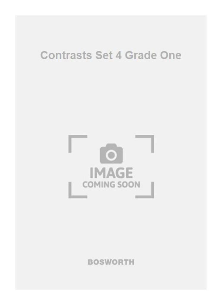 Contrasts Set 4 Grade One