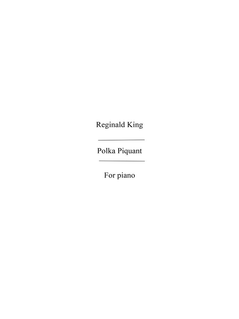 Polka Piquant: