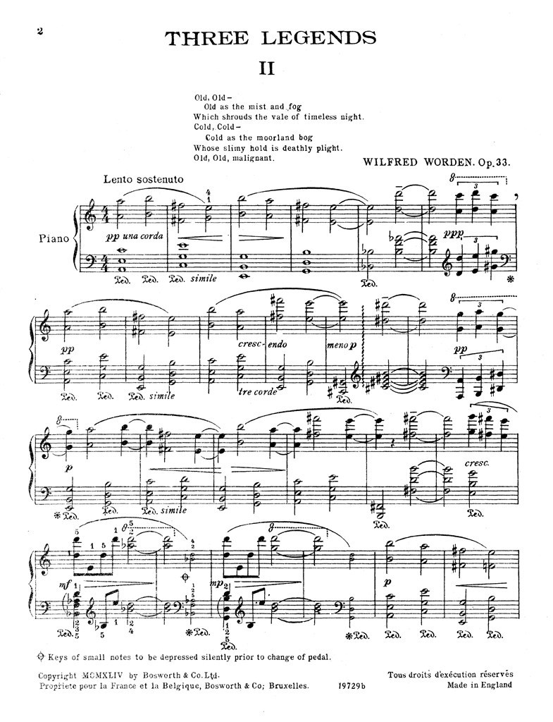 three Legends Op.33/2