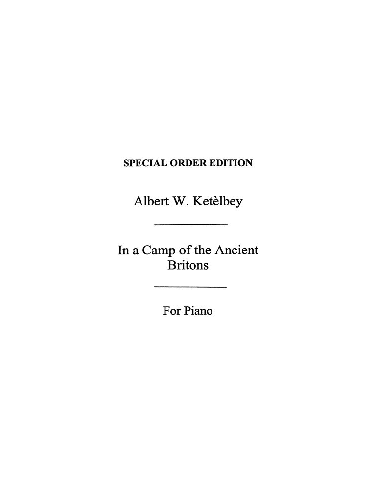 In A Camp Of The Ancient Britons