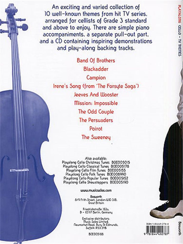 Playalong Cello: TV Themes