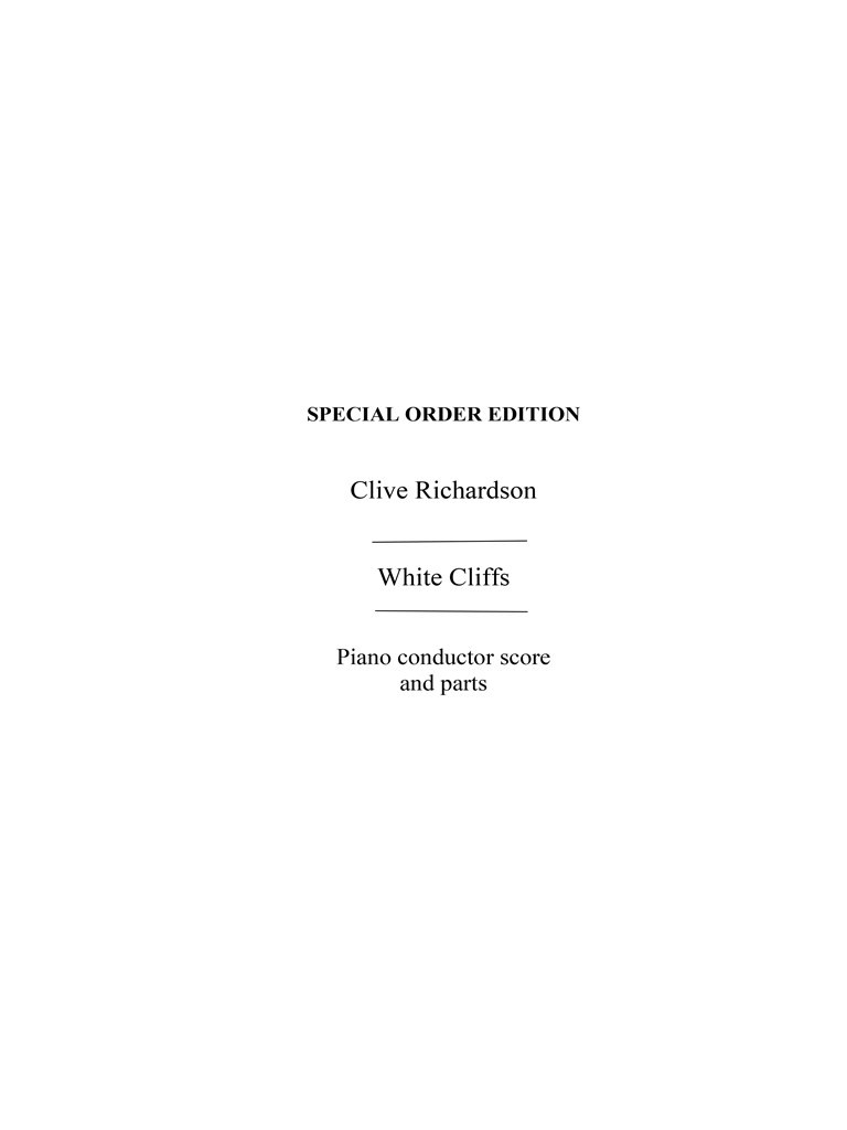 Richardson, C White Cliffs Overture