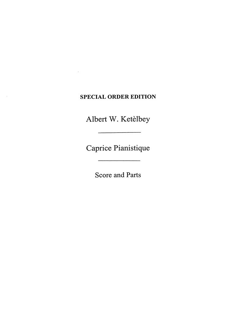 Caprice Pianistique