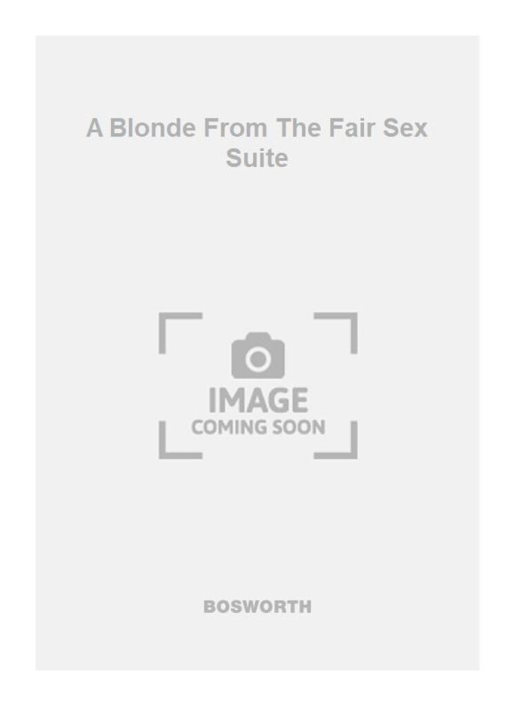 A Blonde From The Fair Sex Suite