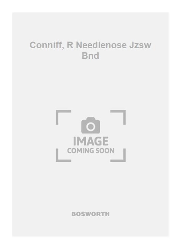 Conniff, R Needlenose Jzsw Bnd