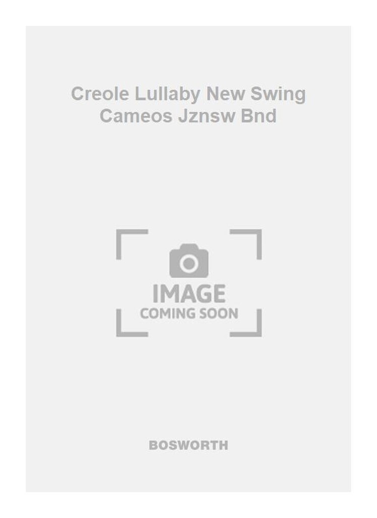 Creole Lullaby New Swing Cameos Jznsw Bnd