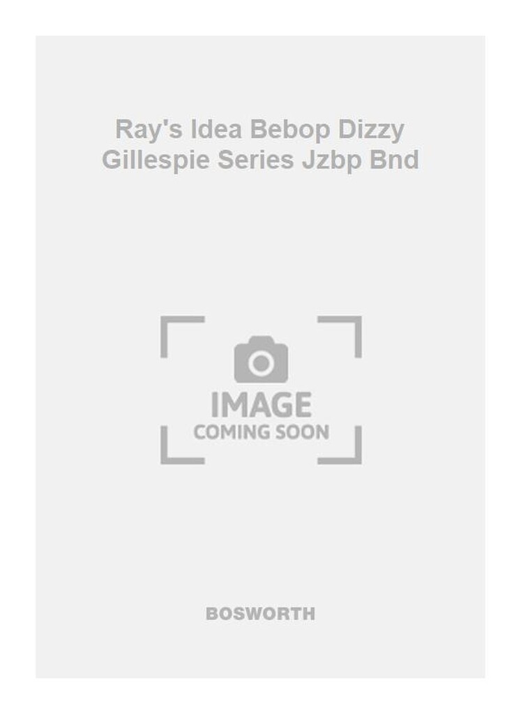 Ray's Idea Bebop Dizzy Gillespie Series Jzbp Bnd