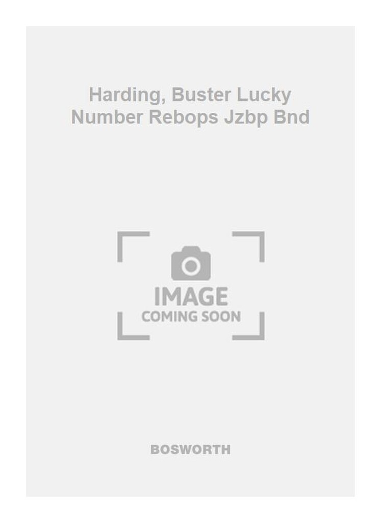 Harding, Buster Lucky Number Rebops Jzbp Bnd