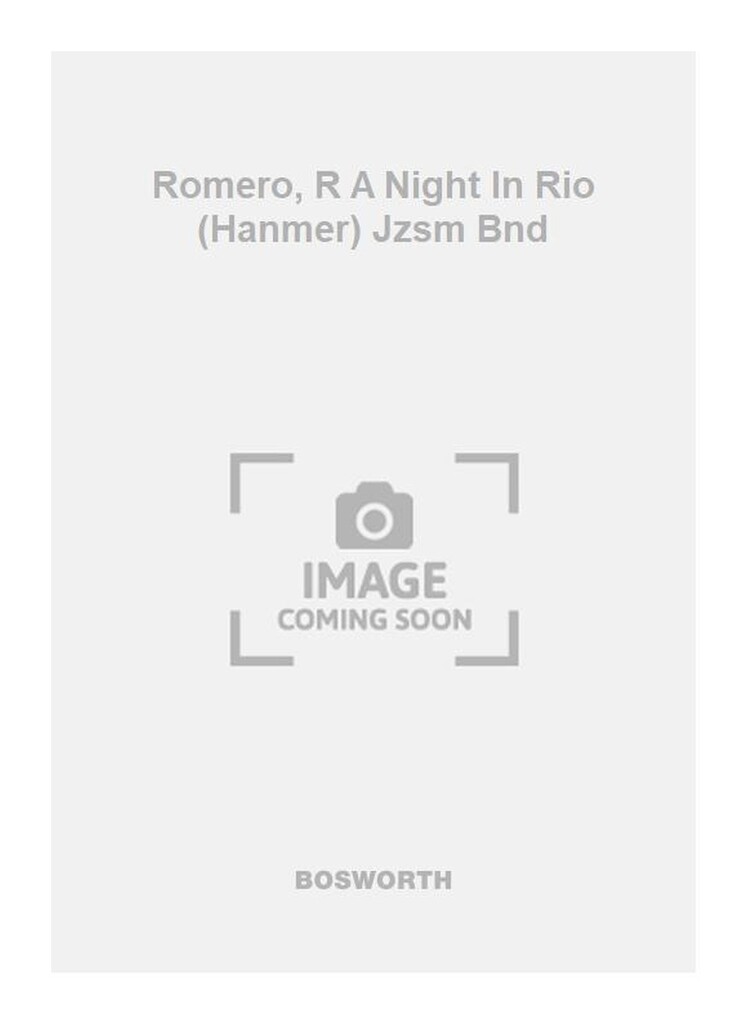 Romero, R A Night In Rio (Hanmer) Jzsm Bnd