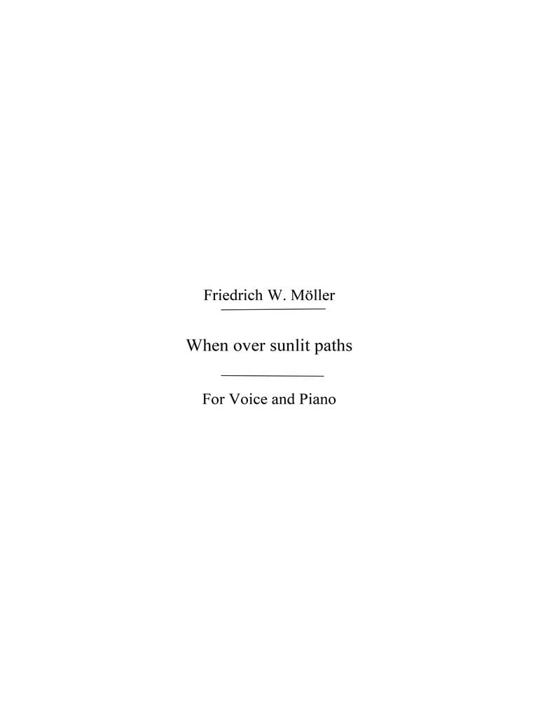 When Over Sunlit Paths