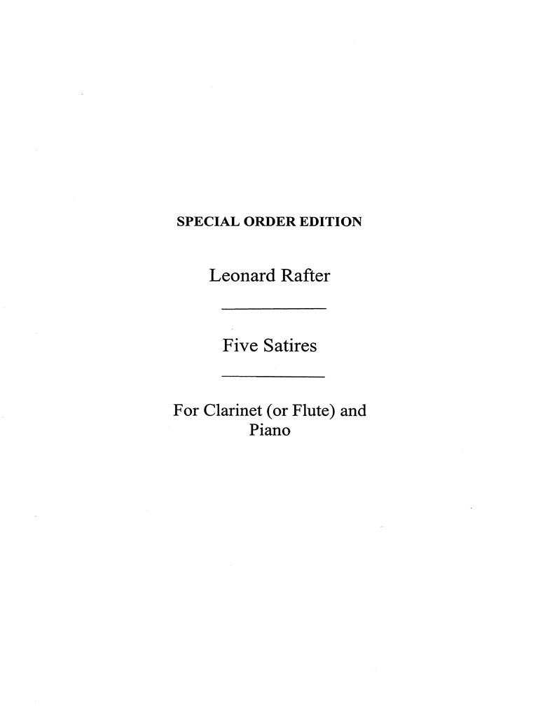 Five Satires