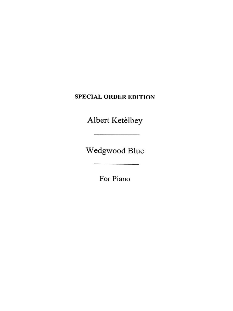 Wedgwood Blue (Piano)
