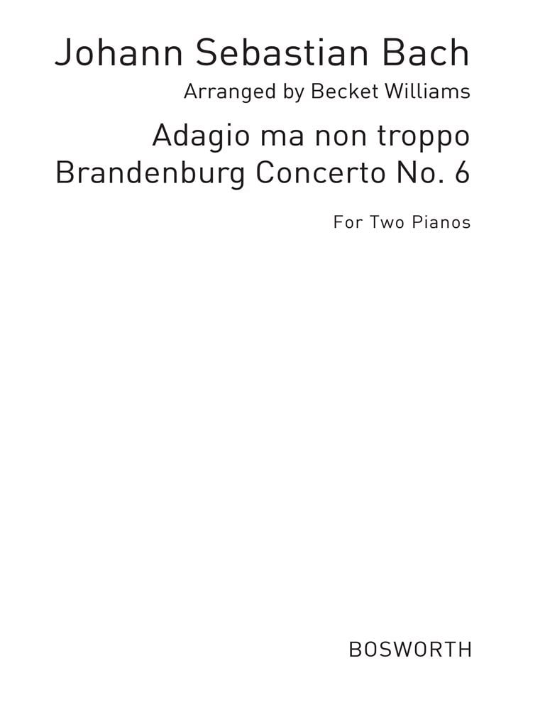 Adagio Ma Non Troppo Piano Duet