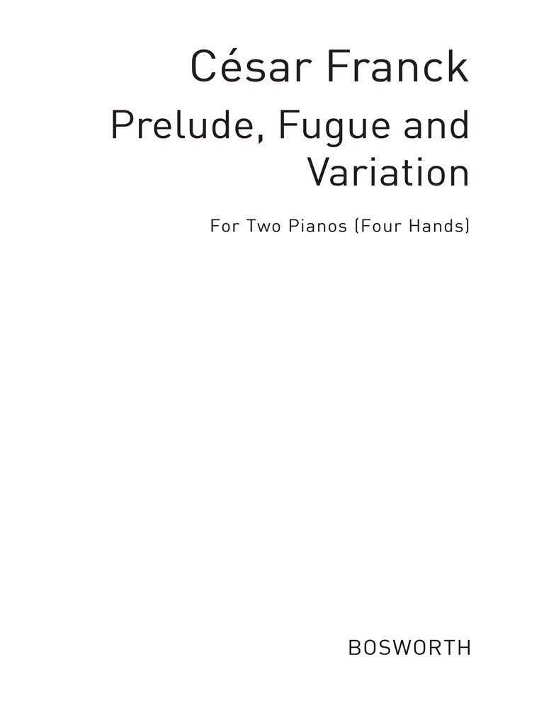 Prelude Fuge & Variation