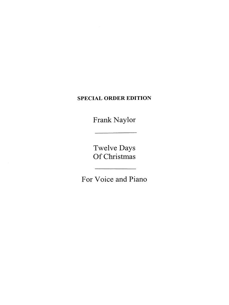 Twelve Days Of Christmas (Naylor)