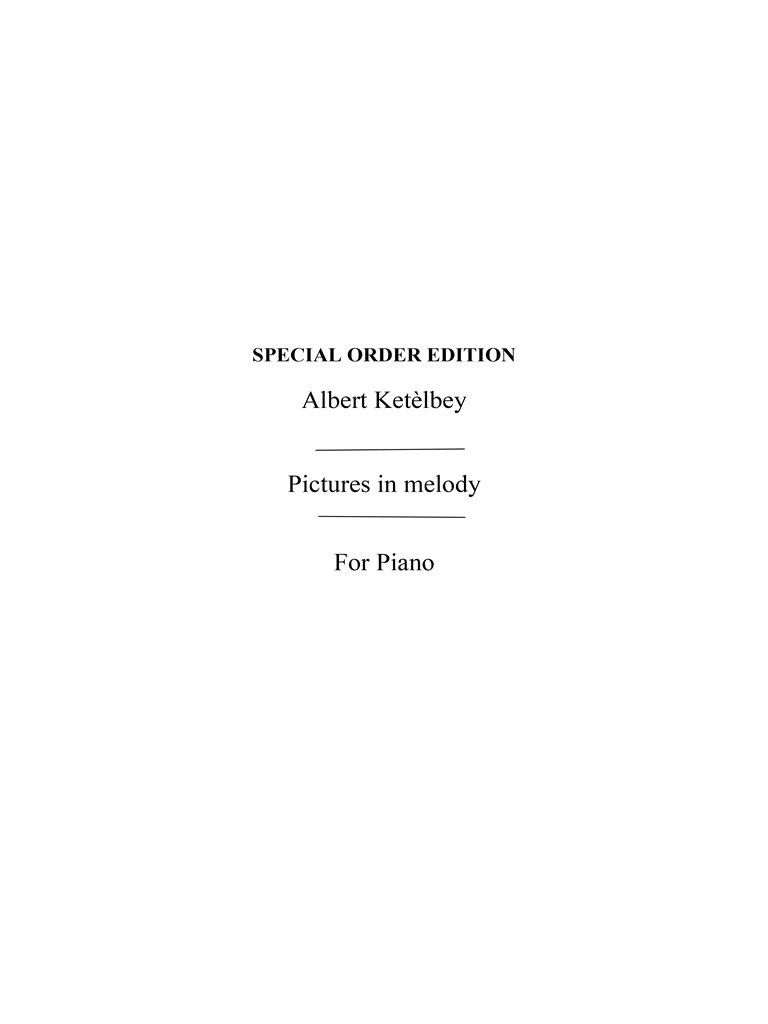Pictures In Melody (Piano)