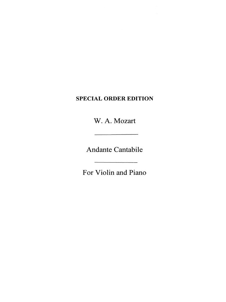 Andante Cantabile In E Sharp