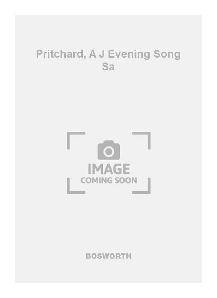 Pritchard, A J Evening Song Sa